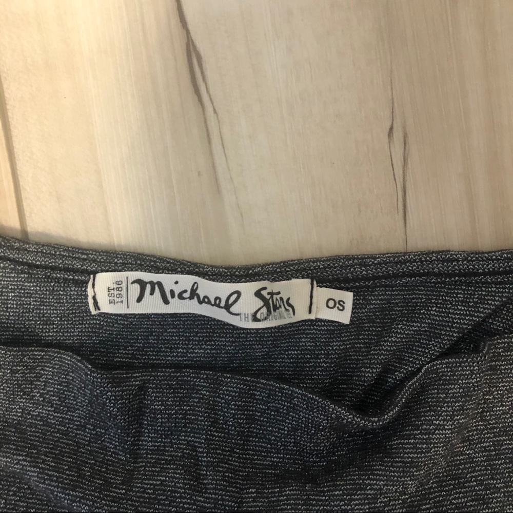 Michael Stars Dresses Ruched Cowl Neck size 0 Gray - Picture 7 of 9